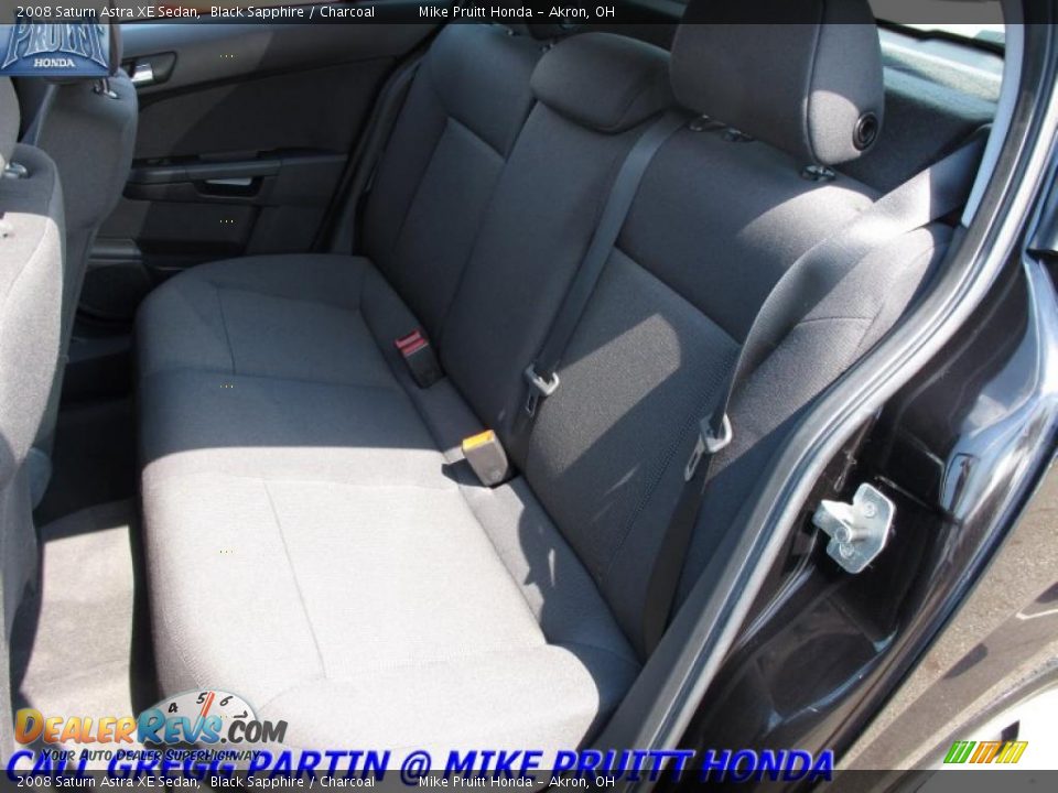 2008 Saturn Astra XE Sedan Black Sapphire / Charcoal Photo #12