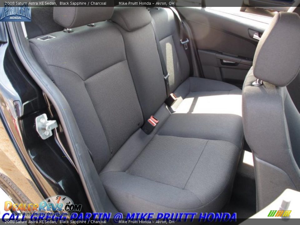 2008 Saturn Astra XE Sedan Black Sapphire / Charcoal Photo #13