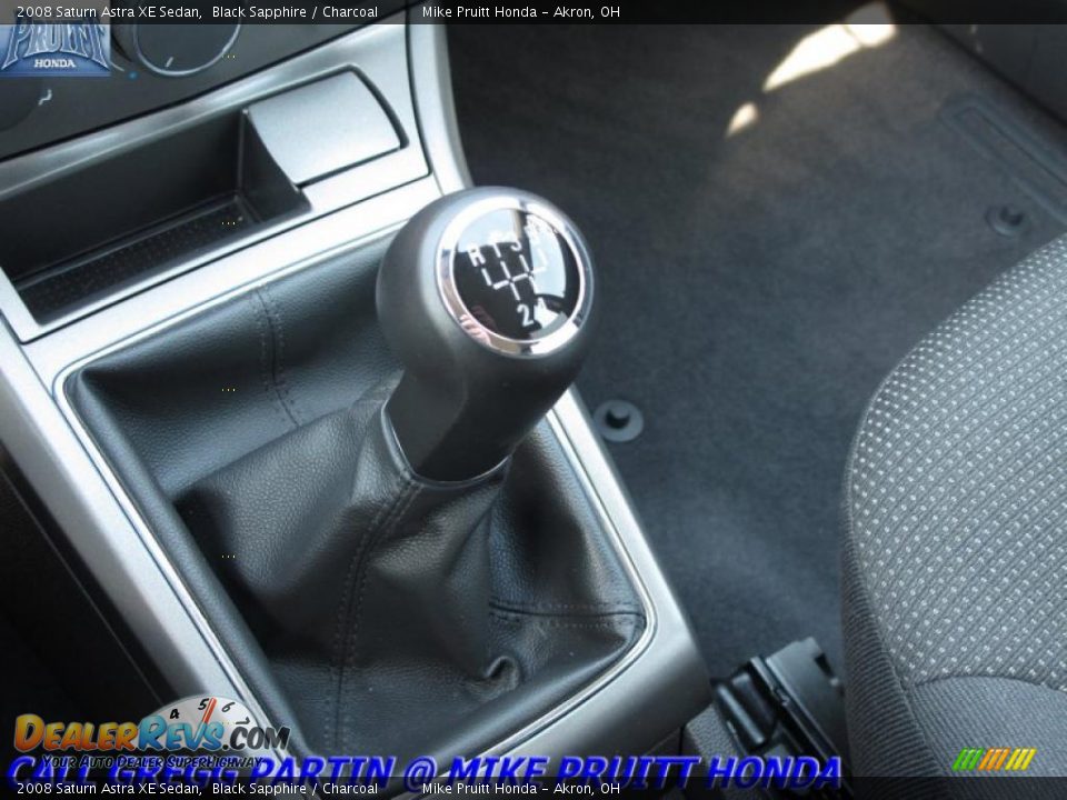 2008 Saturn Astra XE Sedan Black Sapphire / Charcoal Photo #22