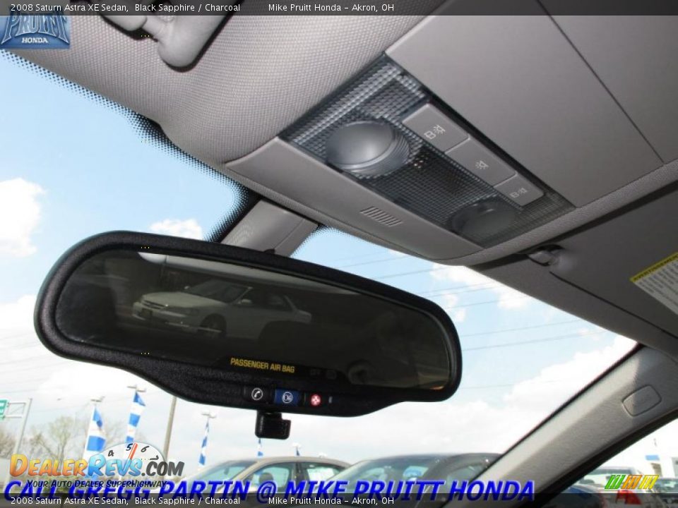 2008 Saturn Astra XE Sedan Black Sapphire / Charcoal Photo #24