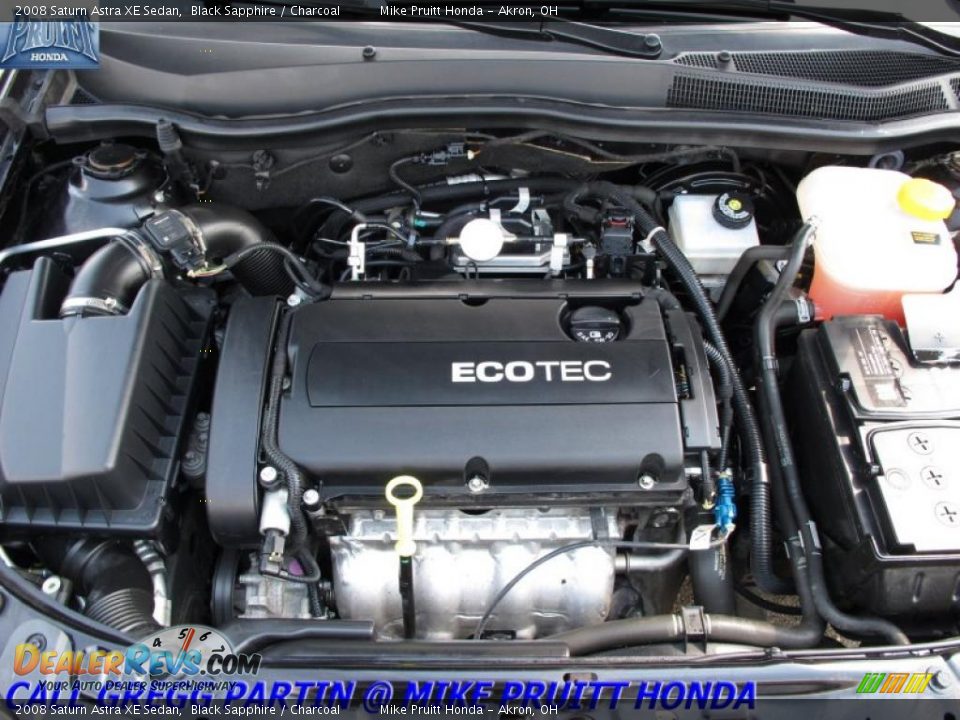 2008 Saturn Astra XE Sedan Black Sapphire / Charcoal Photo #25