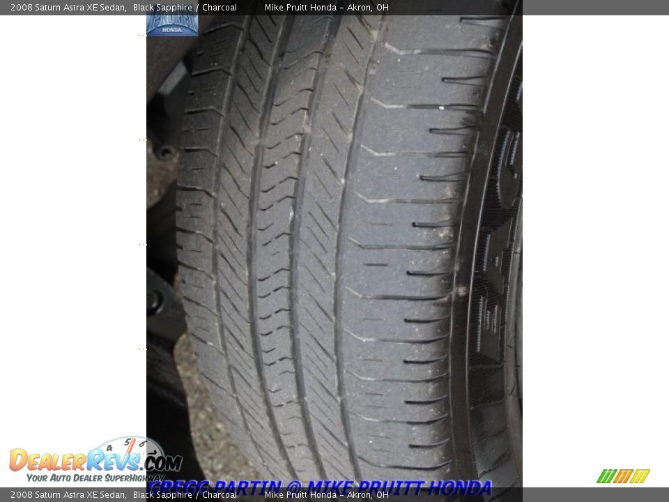 2008 Saturn Astra XE Sedan Black Sapphire / Charcoal Photo #26