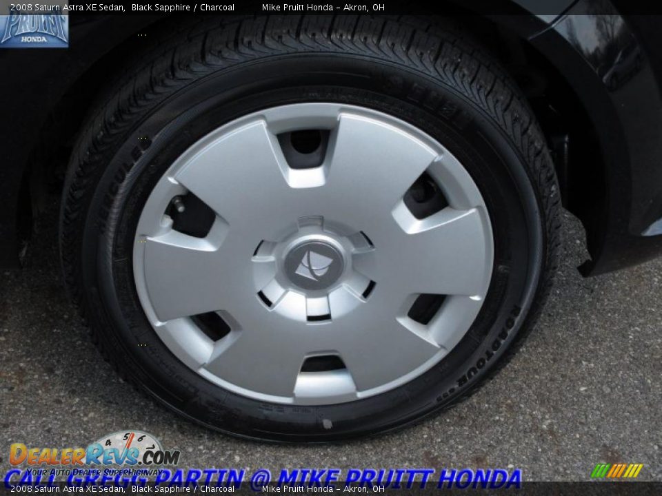 2008 Saturn Astra XE Sedan Black Sapphire / Charcoal Photo #27
