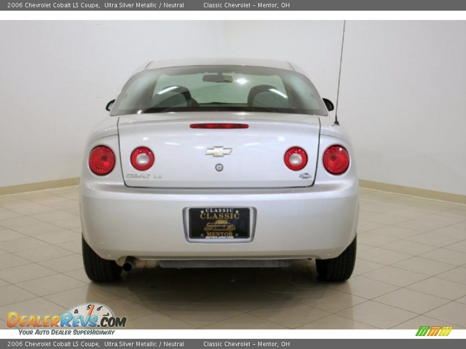 2006 Chevrolet Cobalt LS Coupe Ultra Silver Metallic / Neutral Photo #6