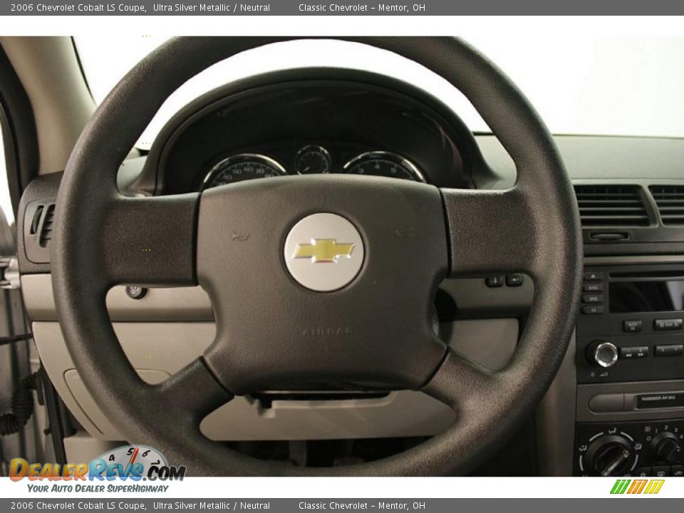 2006 Chevrolet Cobalt LS Coupe Ultra Silver Metallic / Neutral Photo #11