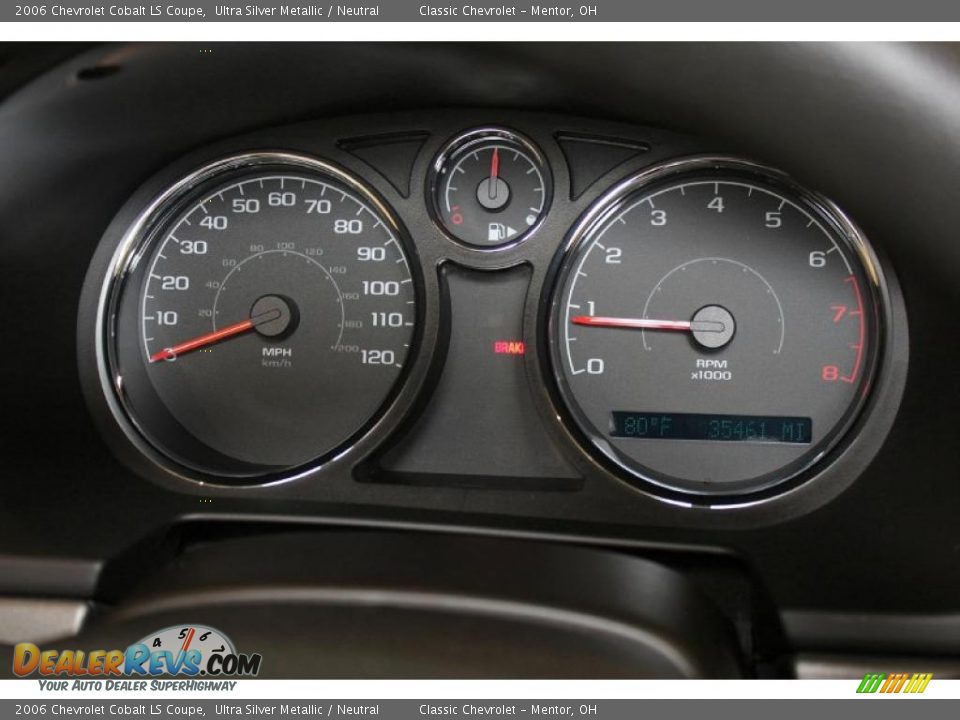 2006 Chevrolet Cobalt LS Coupe Ultra Silver Metallic / Neutral Photo #12