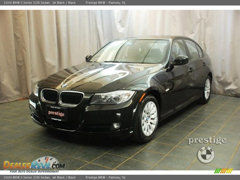 2009 BMW 3 Series 328i Sedan Jet Black / Black Photo #1