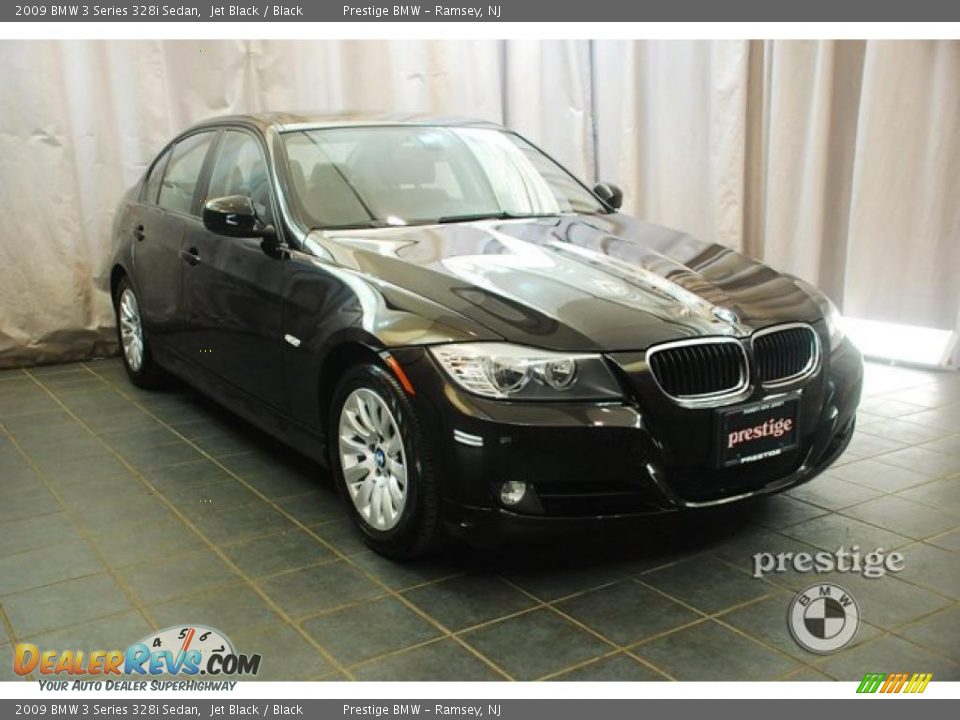 2009 BMW 3 Series 328i Sedan Jet Black / Black Photo #11