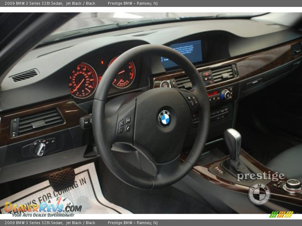 2009 BMW 3 Series 328i Sedan Jet Black / Black Photo #13