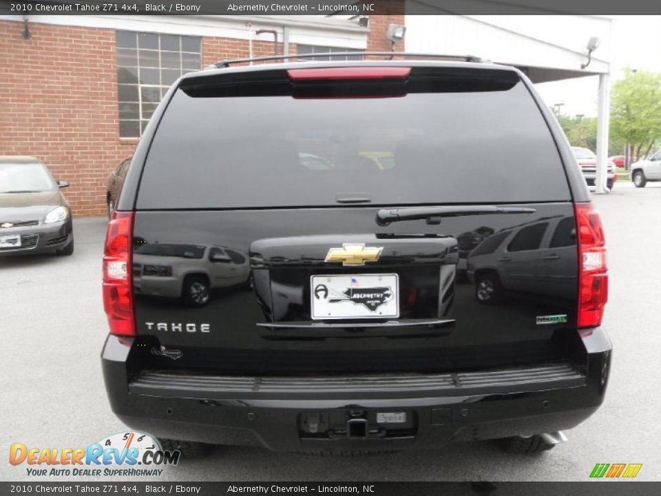 2010 Chevrolet Tahoe Z71 4x4 Black / Ebony Photo #3