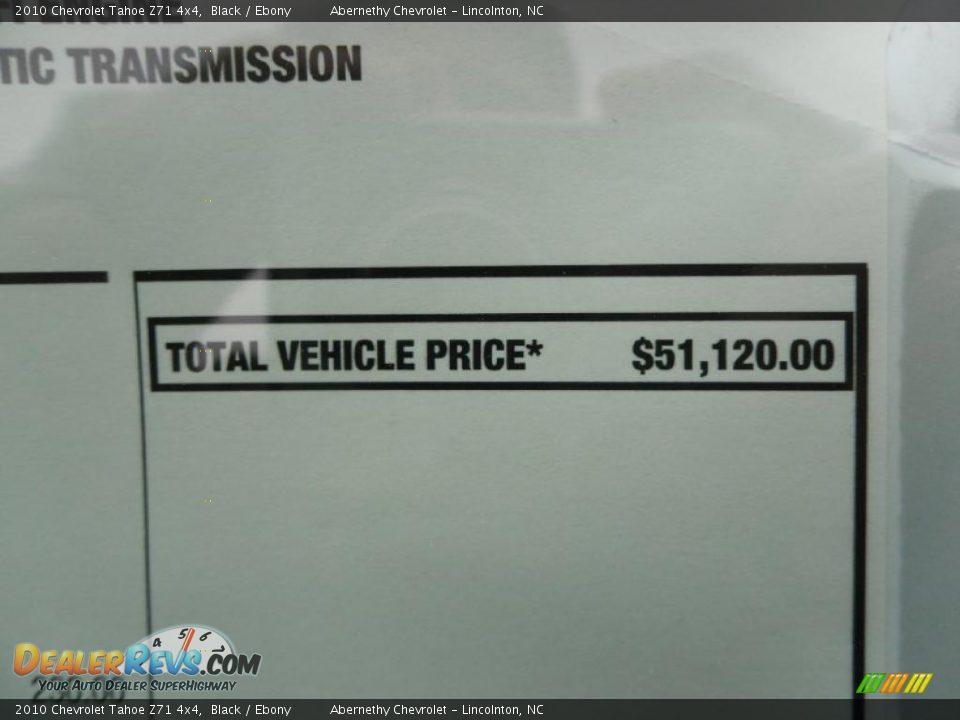 2010 Chevrolet Tahoe Z71 4x4 Black / Ebony Photo #18