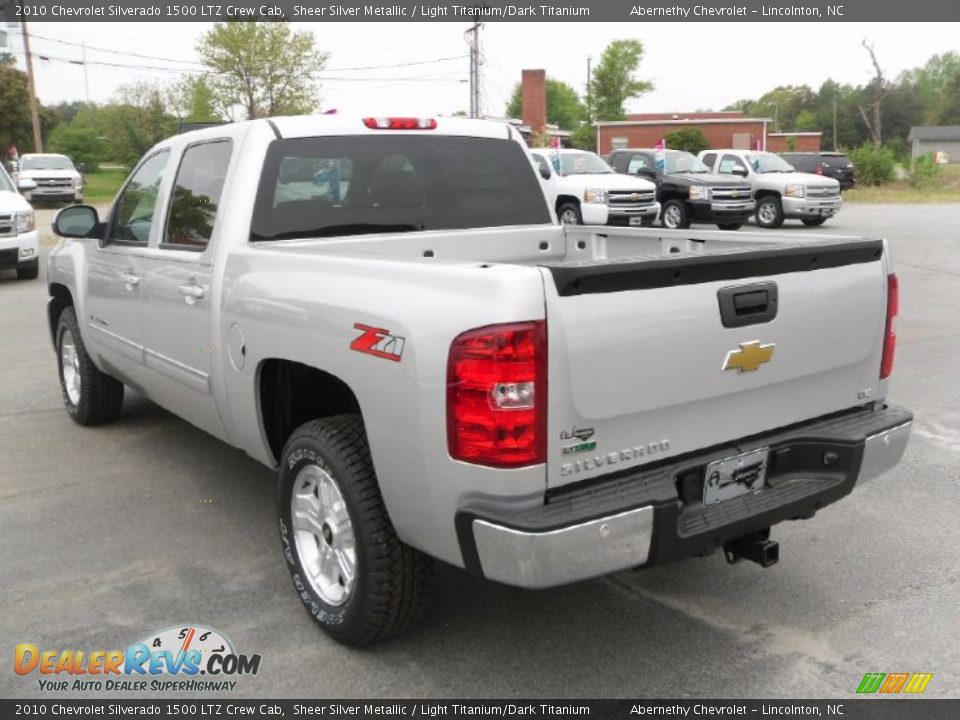 2010 Chevrolet Silverado 1500 LTZ Crew Cab Sheer Silver Metallic / Light Titanium/Dark Titanium Photo #2