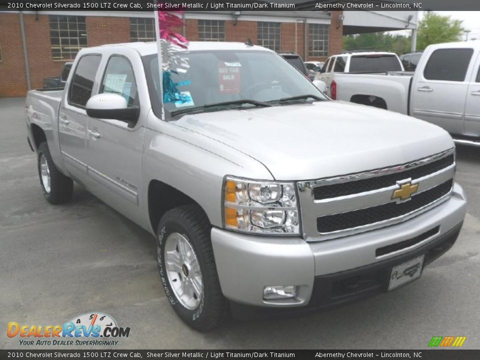 2010 Chevrolet Silverado 1500 LTZ Crew Cab Sheer Silver Metallic / Light Titanium/Dark Titanium Photo #6