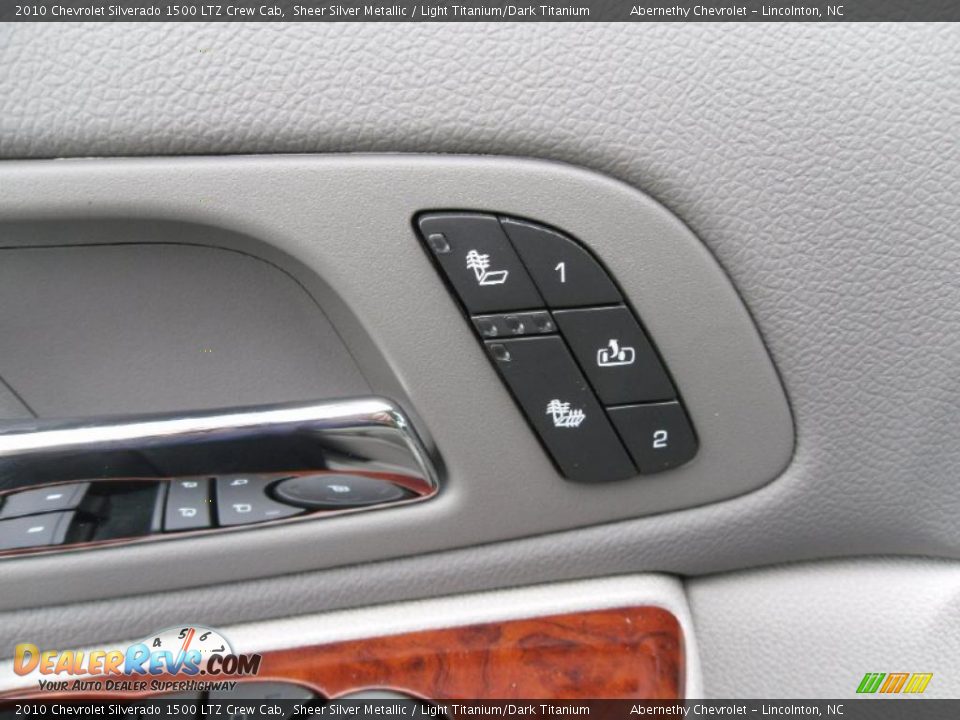 2010 Chevrolet Silverado 1500 LTZ Crew Cab Sheer Silver Metallic / Light Titanium/Dark Titanium Photo #14