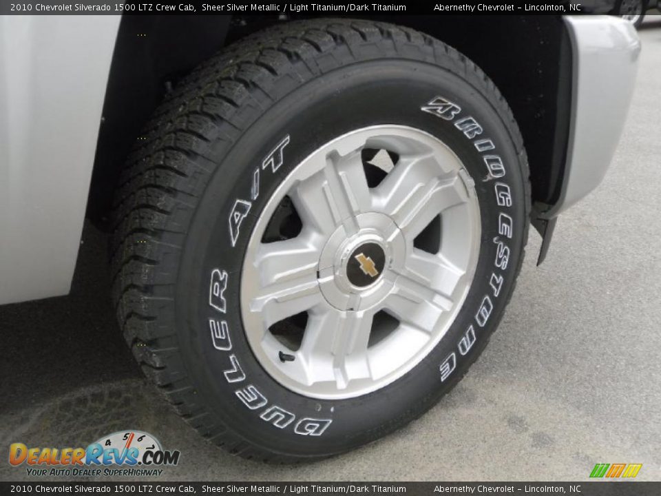 2010 Chevrolet Silverado 1500 LTZ Crew Cab Sheer Silver Metallic / Light Titanium/Dark Titanium Photo #22