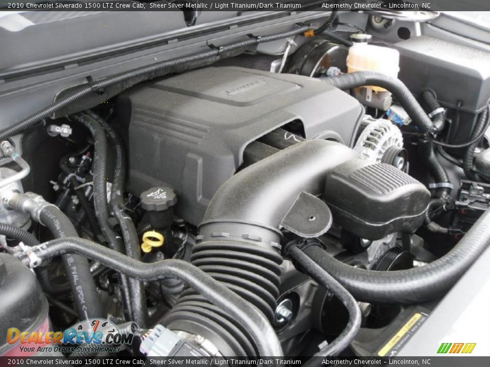 2010 Chevrolet Silverado 1500 LTZ Crew Cab Sheer Silver Metallic / Light Titanium/Dark Titanium Photo #24