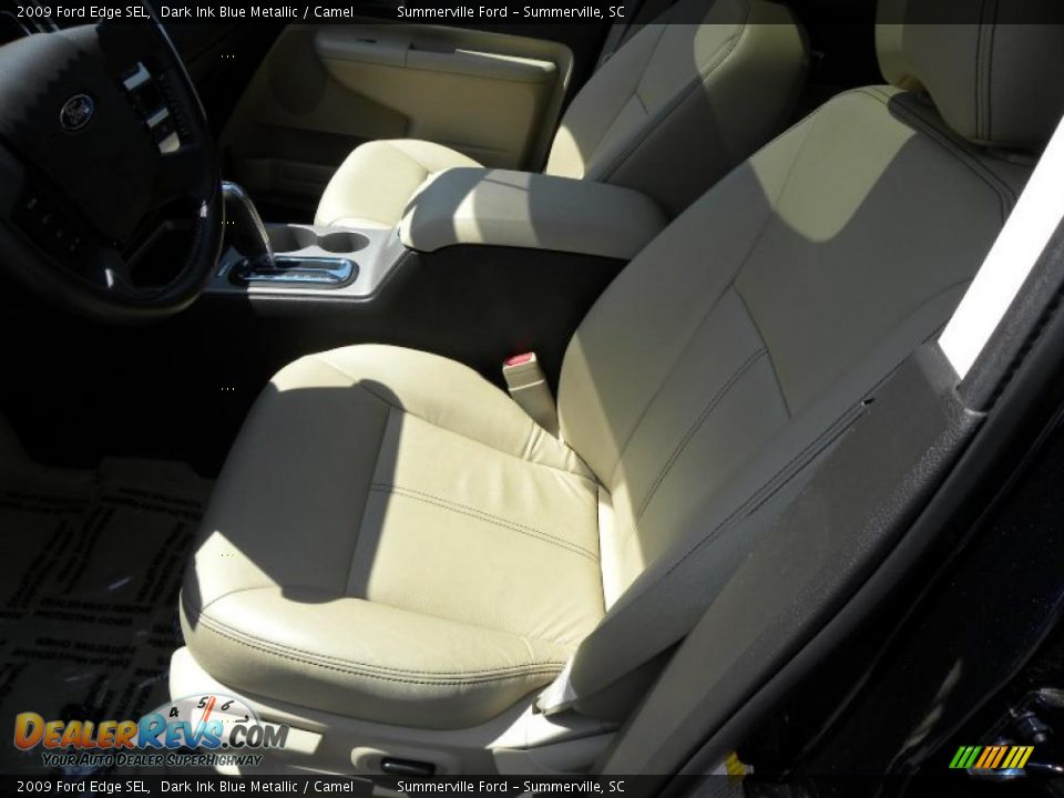 2009 Ford Edge SEL Dark Ink Blue Metallic / Camel Photo #5