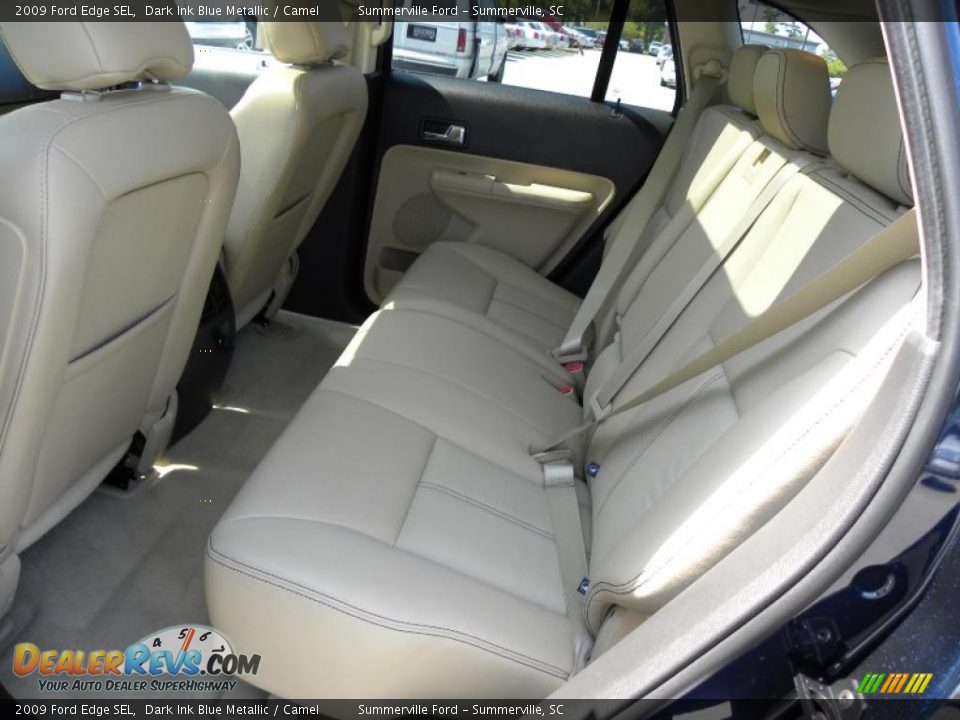 2009 Ford Edge SEL Dark Ink Blue Metallic / Camel Photo #7