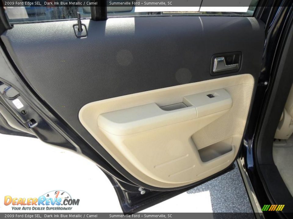 2009 Ford Edge SEL Dark Ink Blue Metallic / Camel Photo #8