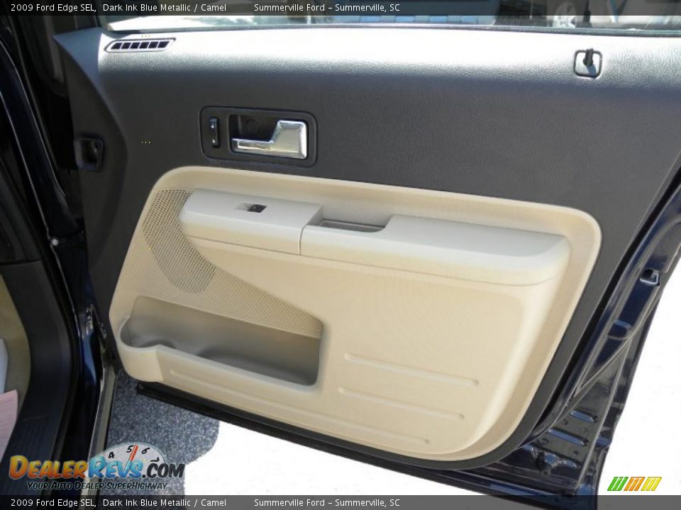 2009 Ford Edge SEL Dark Ink Blue Metallic / Camel Photo #10
