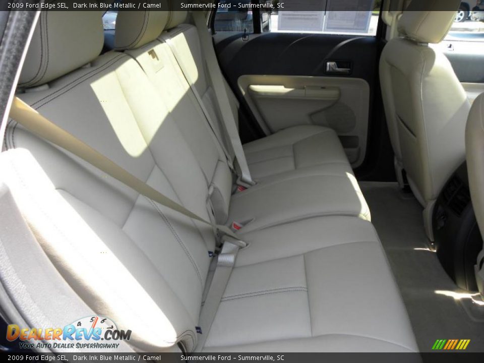 2009 Ford Edge SEL Dark Ink Blue Metallic / Camel Photo #11