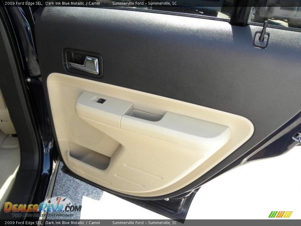 2009 Ford Edge SEL Dark Ink Blue Metallic / Camel Photo #12