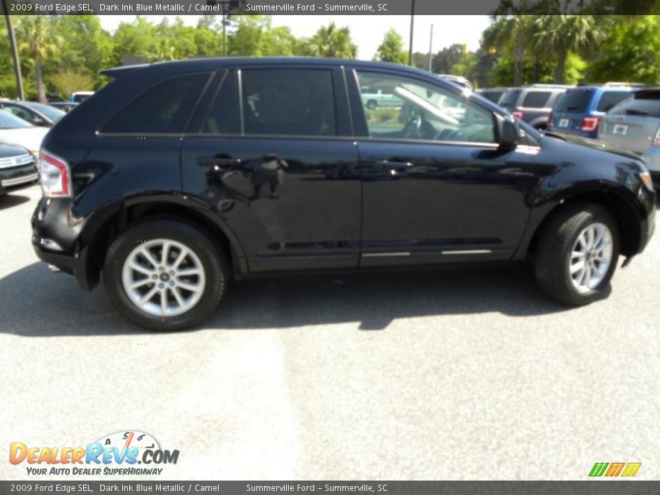 2009 Ford Edge SEL Dark Ink Blue Metallic / Camel Photo #13