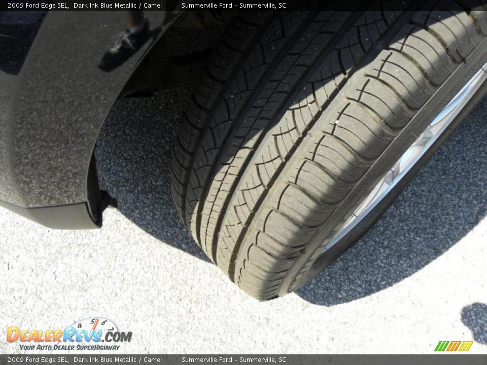2009 Ford Edge SEL Dark Ink Blue Metallic / Camel Photo #18
