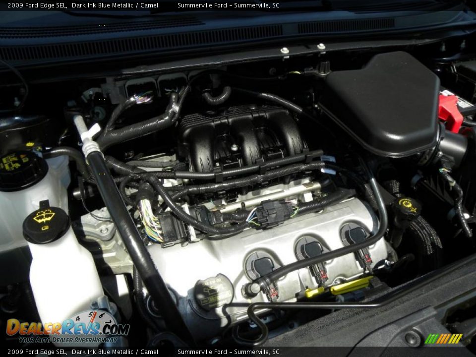 2009 Ford Edge SEL Dark Ink Blue Metallic / Camel Photo #19