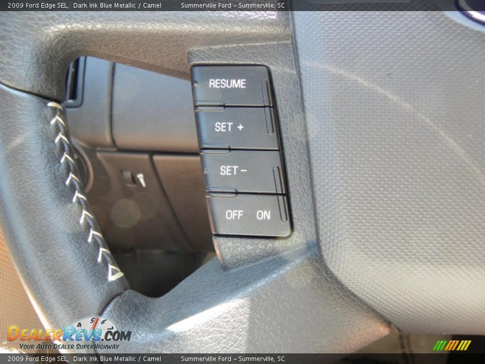 2009 Ford Edge SEL Dark Ink Blue Metallic / Camel Photo #22