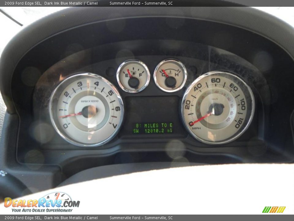 2009 Ford Edge SEL Dark Ink Blue Metallic / Camel Photo #23