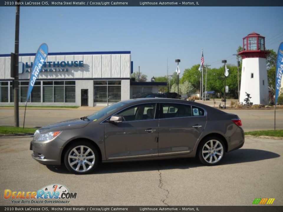 2010 Buick LaCrosse CXS Mocha Steel Metallic / Cocoa/Light Cashmere Photo #2