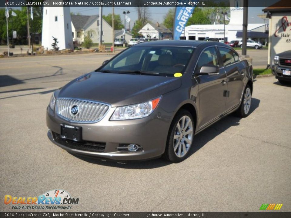 2010 Buick LaCrosse CXS Mocha Steel Metallic / Cocoa/Light Cashmere Photo #3