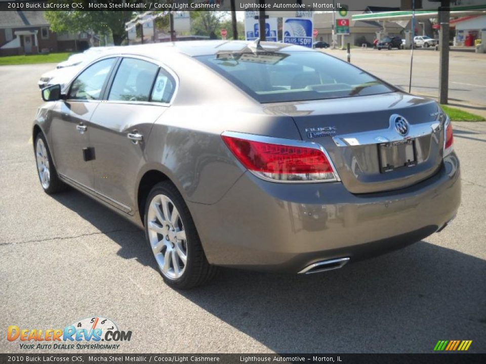 2010 Buick LaCrosse CXS Mocha Steel Metallic / Cocoa/Light Cashmere Photo #5