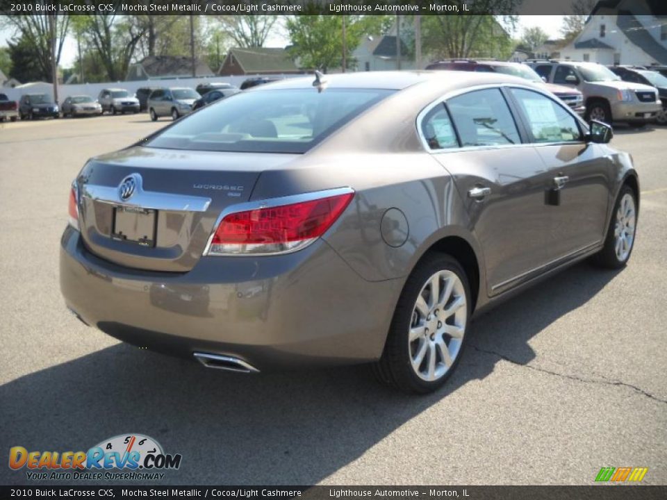 2010 Buick LaCrosse CXS Mocha Steel Metallic / Cocoa/Light Cashmere Photo #7