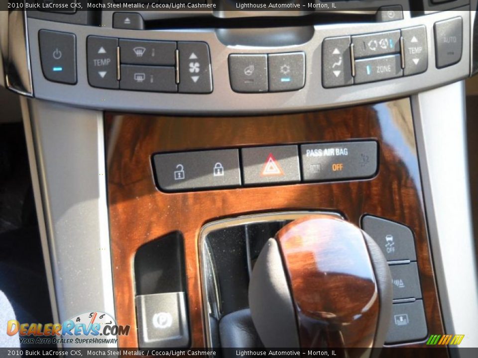 2010 Buick LaCrosse CXS Mocha Steel Metallic / Cocoa/Light Cashmere Photo #20