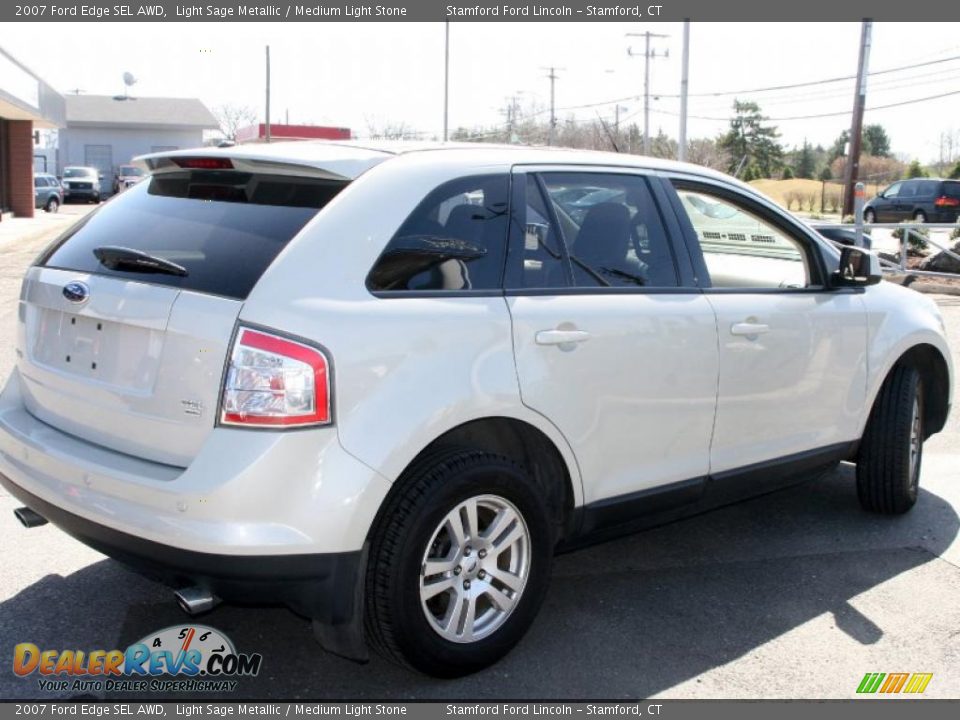 2007 Ford Edge SEL AWD Light Sage Metallic / Medium Light Stone Photo #25