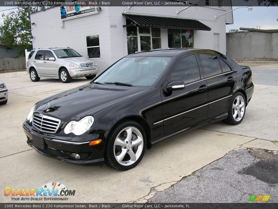 Mercedes c230 kompressor 2005 black #6