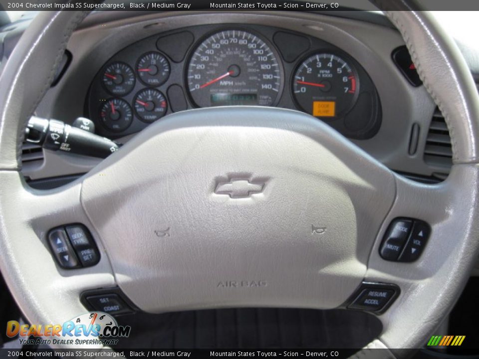 2004 Chevrolet Impala SS Supercharged Black / Medium Gray Photo #15