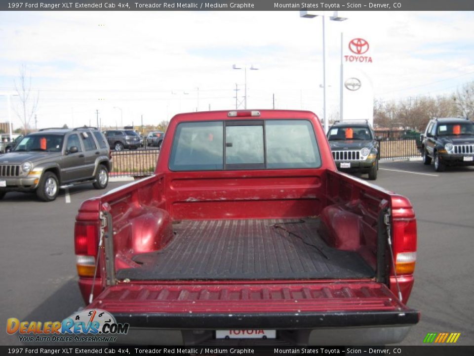 1997 Ford Ranger XLT Extended Cab 4x4 Toreador Red Metallic / Medium Graphite Photo #23