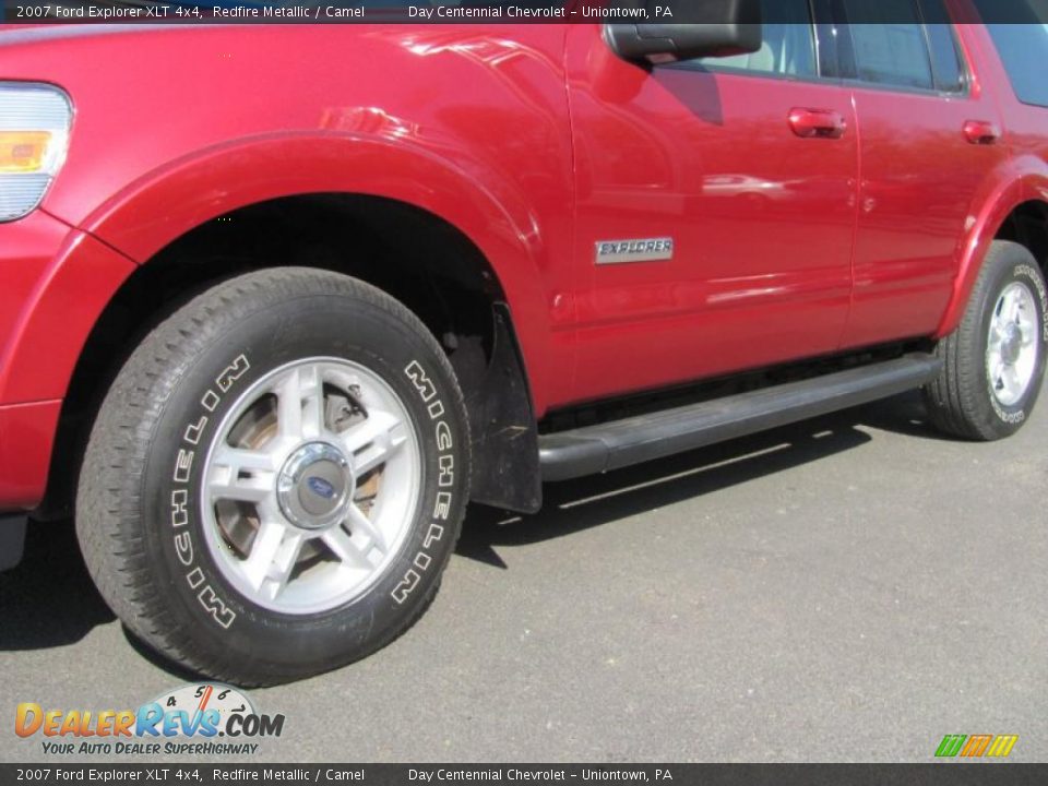 2007 Ford Explorer XLT 4x4 Redfire Metallic / Camel Photo #3