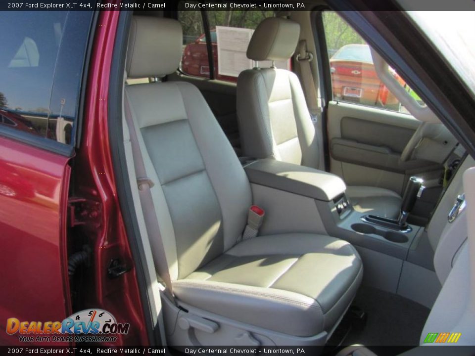 2007 Ford Explorer XLT 4x4 Redfire Metallic / Camel Photo #5