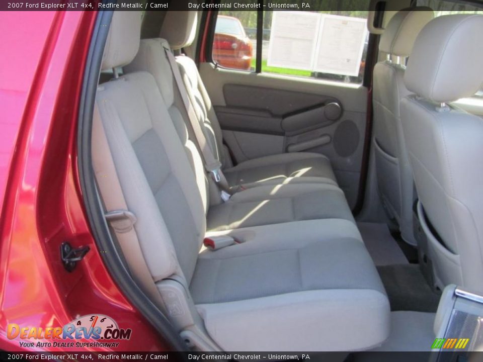 2007 Ford Explorer XLT 4x4 Redfire Metallic / Camel Photo #6