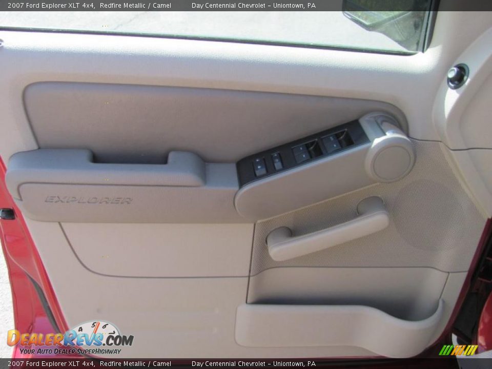 2007 Ford Explorer XLT 4x4 Redfire Metallic / Camel Photo #12