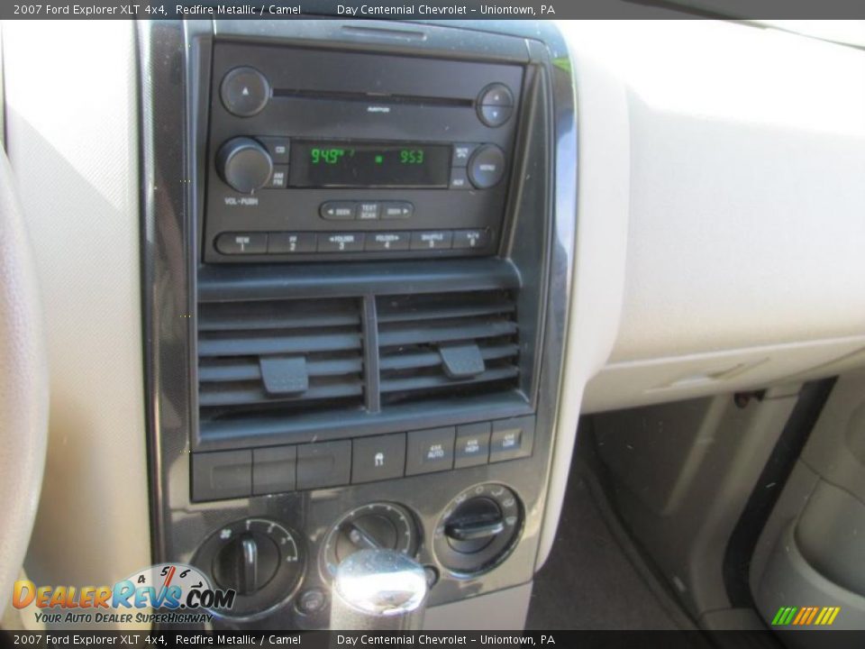2007 Ford Explorer XLT 4x4 Redfire Metallic / Camel Photo #13