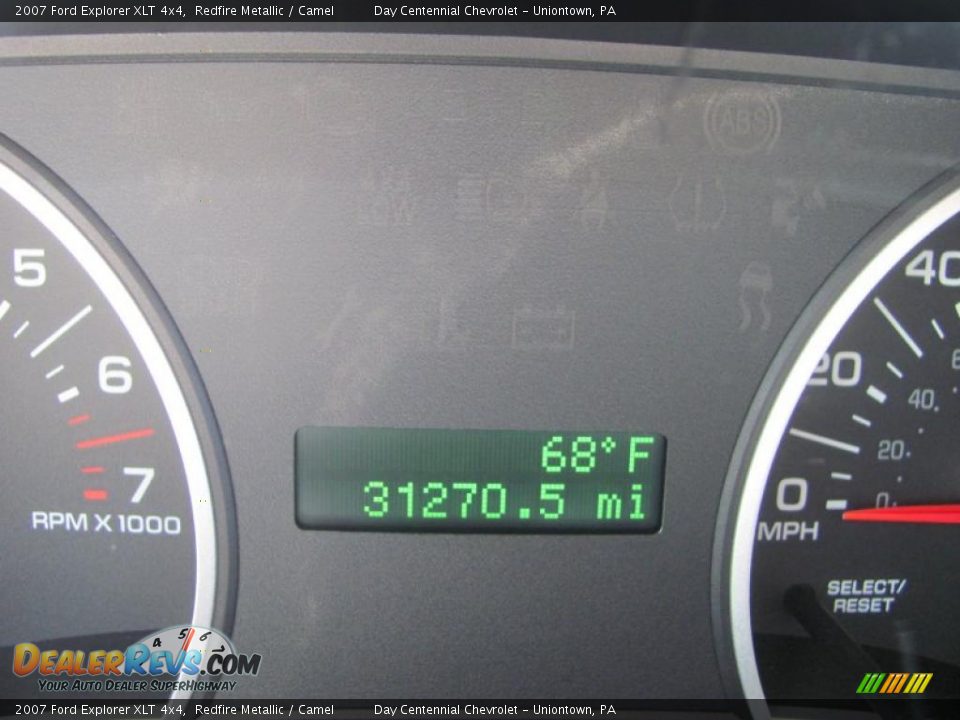 2007 Ford Explorer XLT 4x4 Redfire Metallic / Camel Photo #15