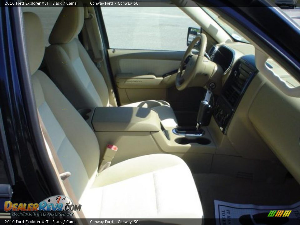 2010 Ford Explorer XLT Black / Camel Photo #17