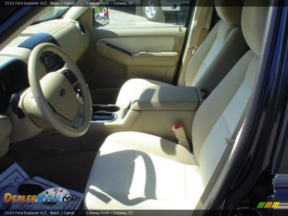 2010 Ford Explorer XLT Black / Camel Photo #20