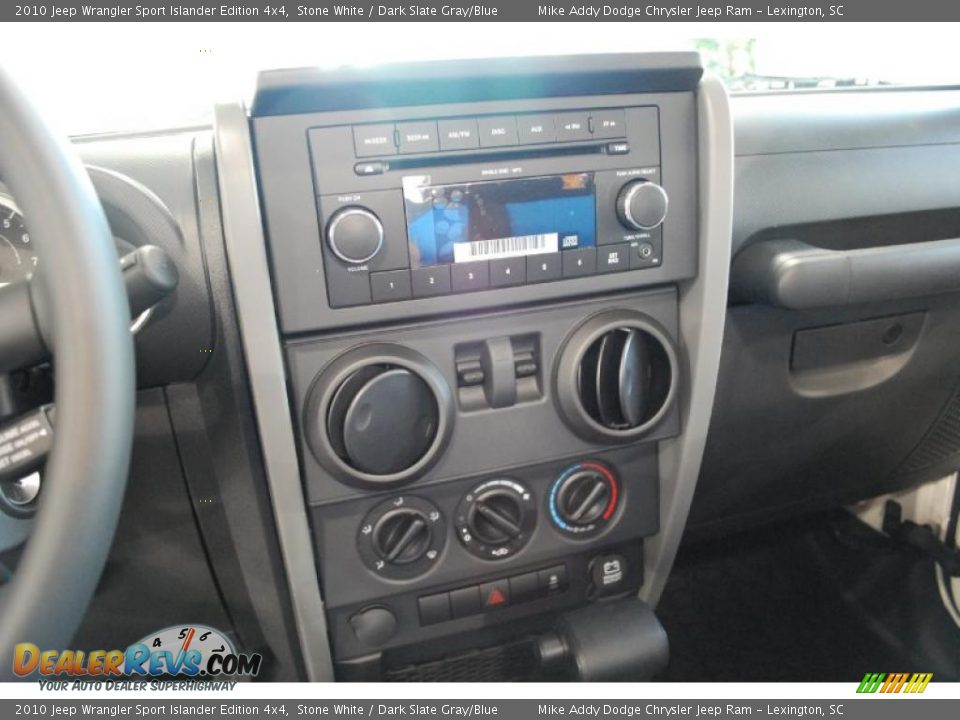 2010 Jeep Wrangler Sport Islander Edition 4x4 Stone White / Dark Slate Gray/Blue Photo #12