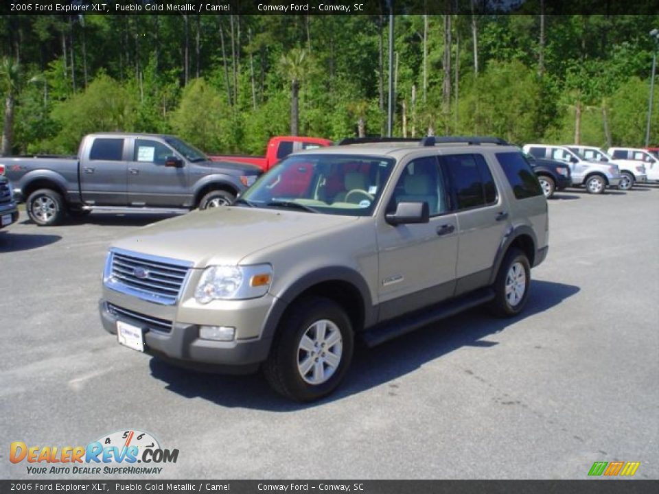 2006 Ford Explorer XLT Pueblo Gold Metallic / Camel Photo #1
